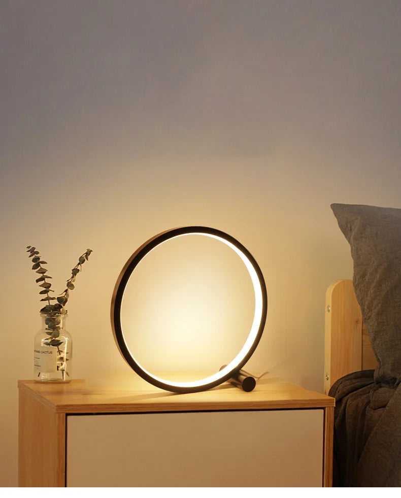 25CM LED Circular Table Lamp