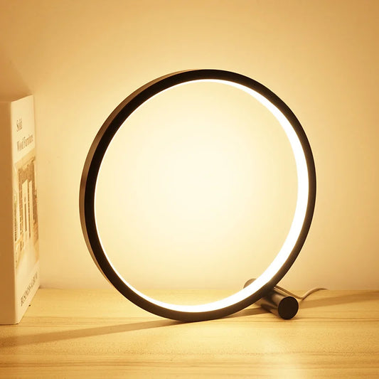 25CM LED Circular Table Lamp