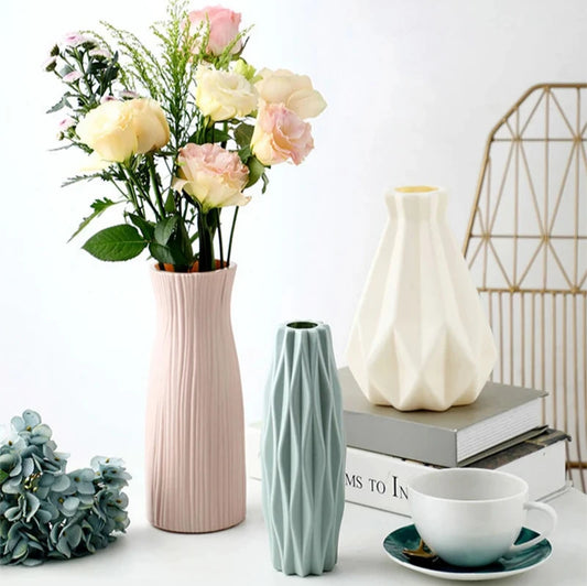 Nordic-Inspired Plastic Vase