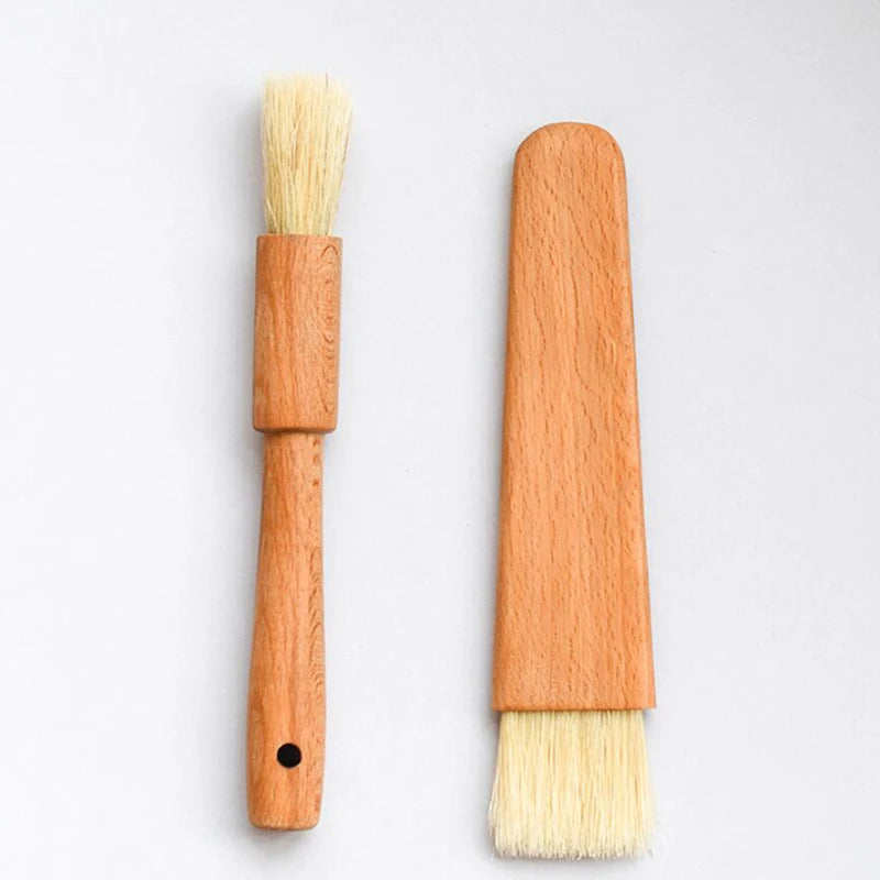 Wooden Kitchen Basting Brushes
