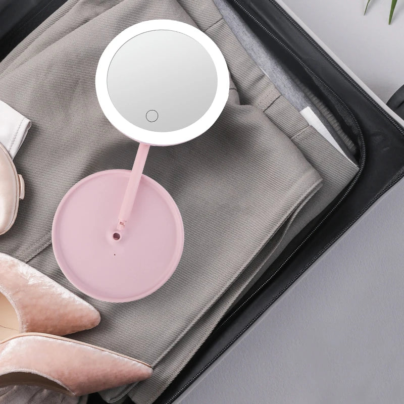 Cosmetic Ring Light Dimmable LED Mirror