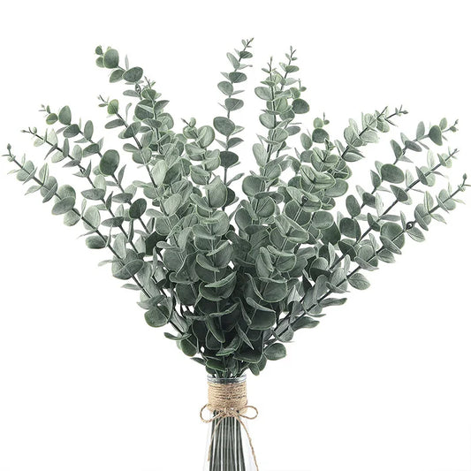 20 Stem Artificial Eucalyptus Flowers