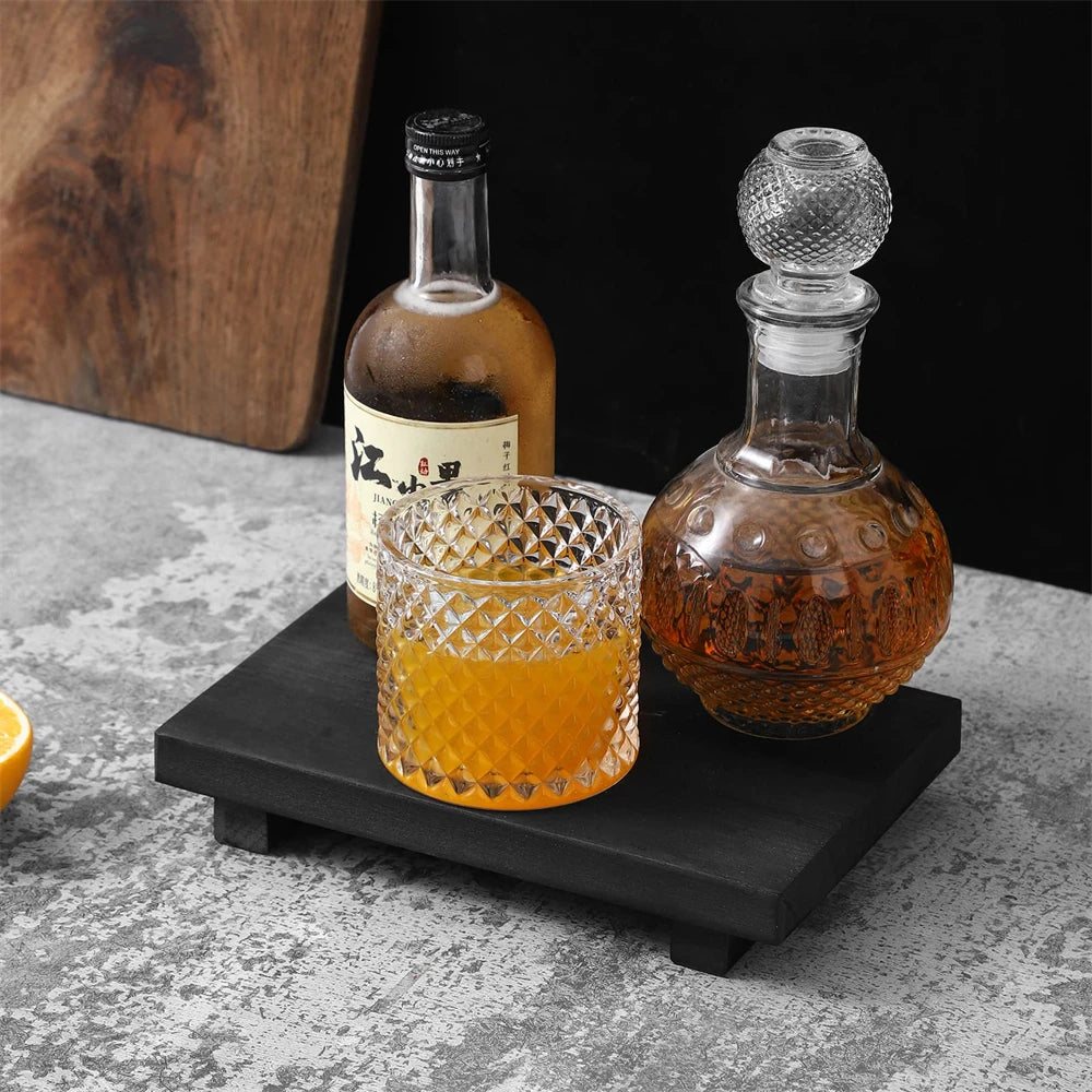 Solid Wood Pedestal Tray