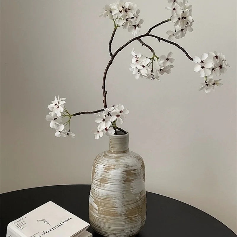 Rustic Natural Clay Wash Style Vases