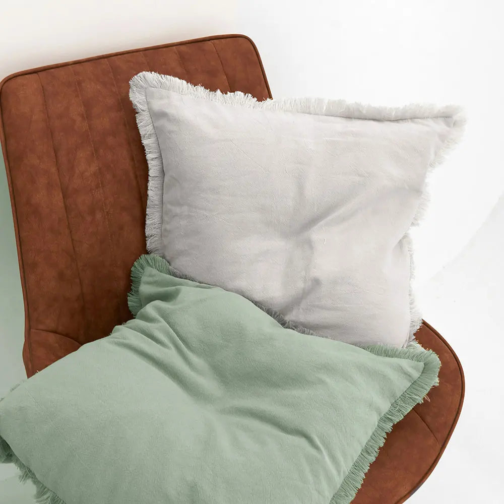 Tassel Trimmed Cushion Cover