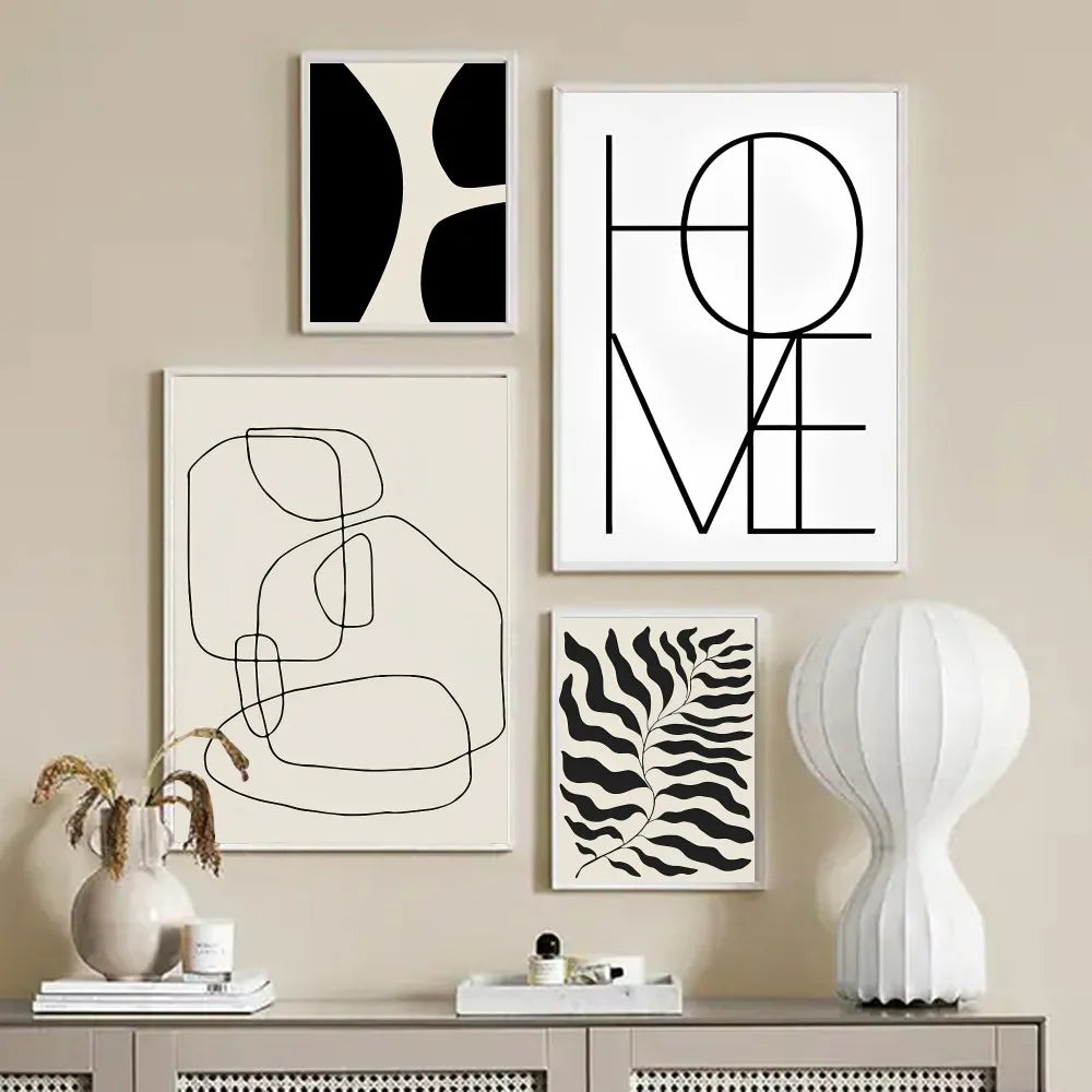 Abstract Line Wall Art Prints