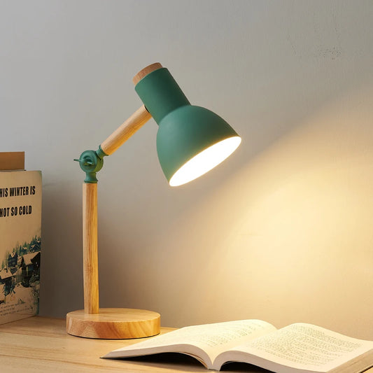 Nordic Wooden Table Lamp
