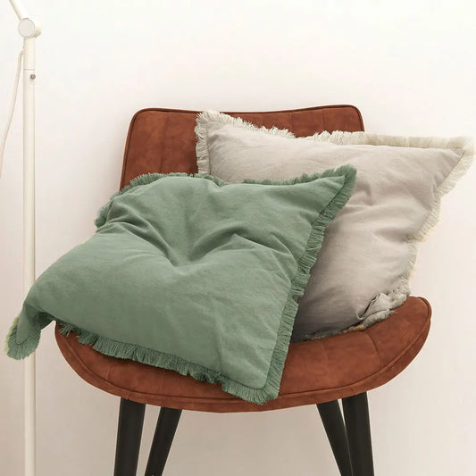 Tassel Trimmed Cushion Cover