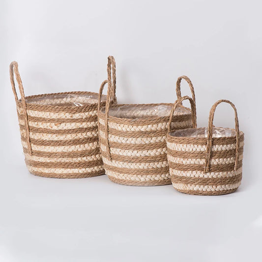 Handmade Rattan Woven Basket
