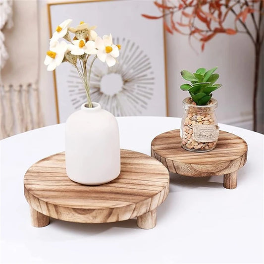 Set of 3 Wooden Display Risers