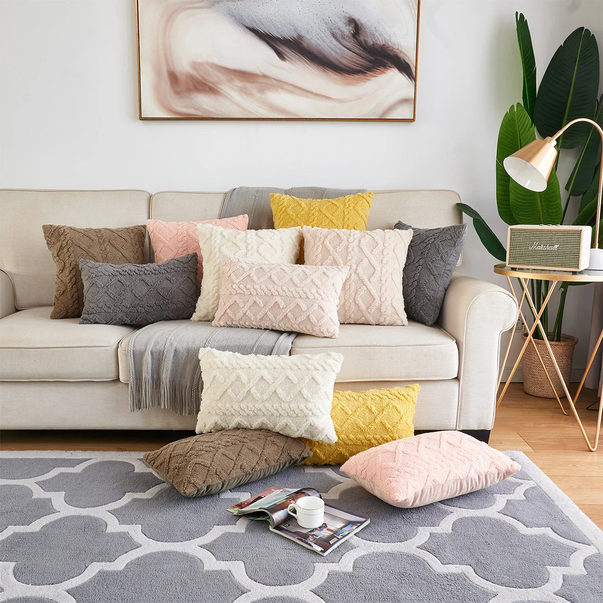 Retro Geo Cushion Covers