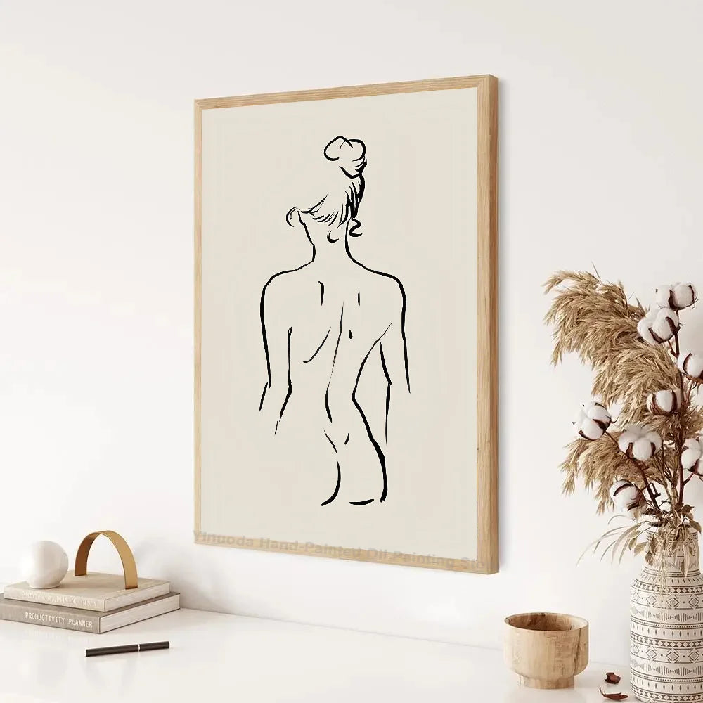 Abstract Line Wall Art Prints
