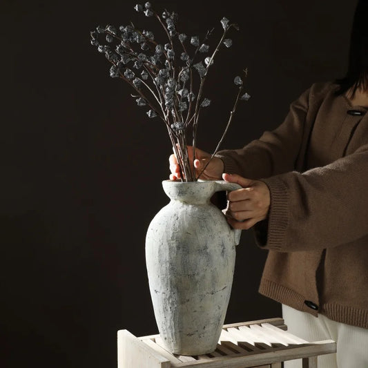 Stoneware Roman Style Vase