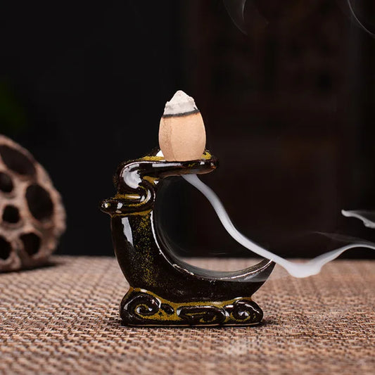 Zen Waterfall Backflow Incense Burner Base
