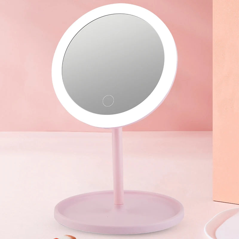 Cosmetic Ring Light Dimmable LED Mirror