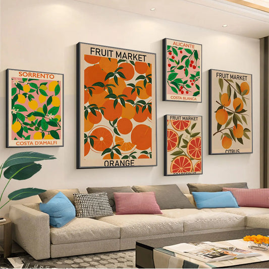 Fruit Market Wall Art Prints