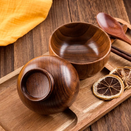 Japanese Style Wooden Bowls