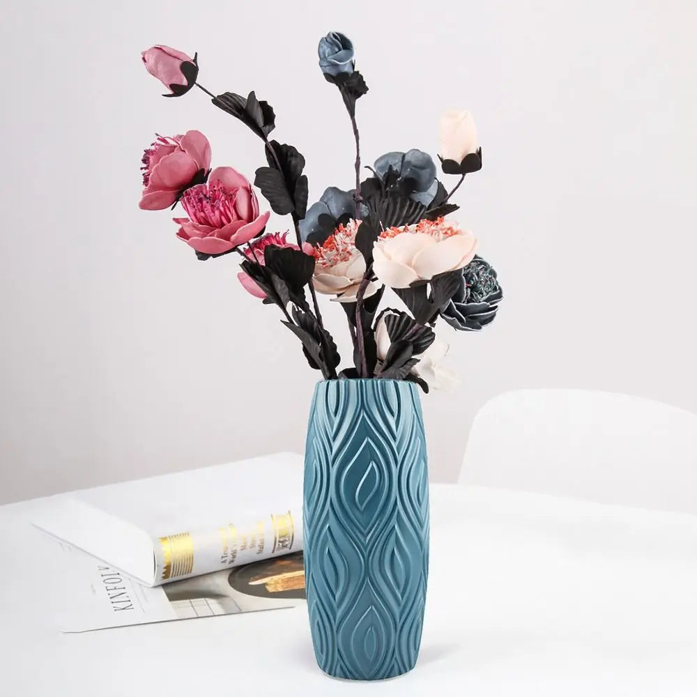 Shatterproof Plastic Flower Vases