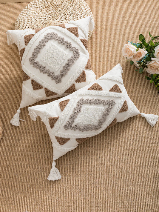 Bohemian Style Geometric Cushion Cover