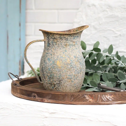 Rustic Shabby Chic Jug Style Vase