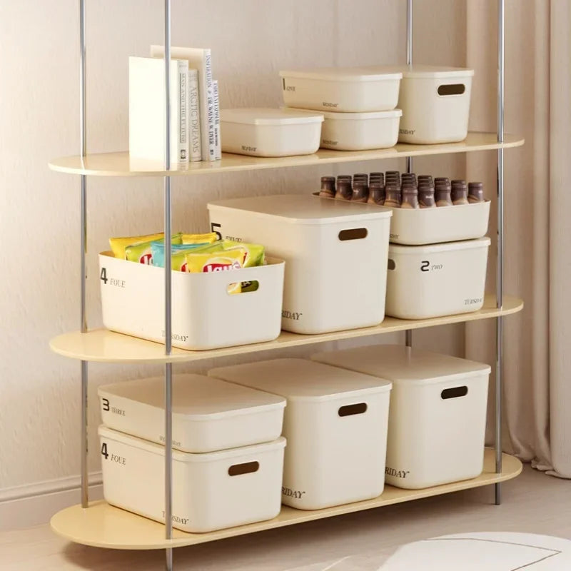 Stackable Storage Boxes with Lids