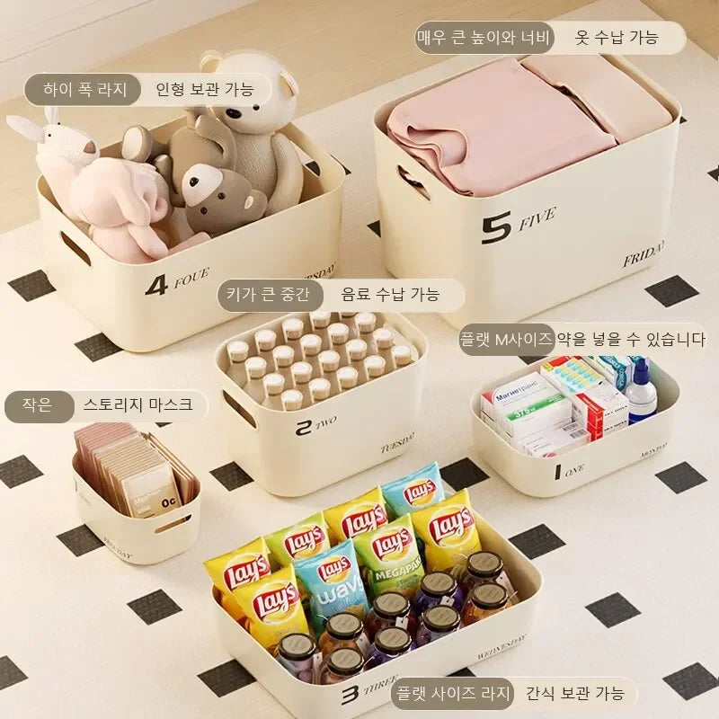 Stackable Storage Boxes with Lids