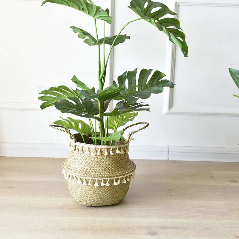 Handmade Bamboo Wicker Storage Baskets