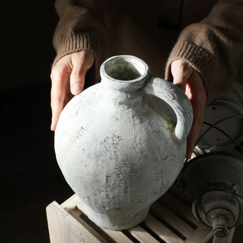 Stoneware Roman Style Vase