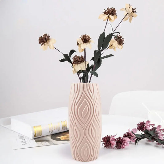 Shatterproof Plastic Flower Vases