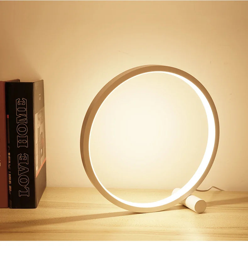 25CM LED Circular Table Lamp
