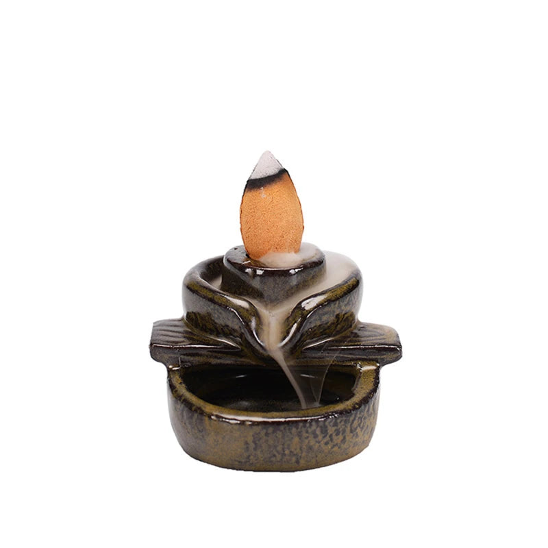 Zen Waterfall Backflow Incense Burner Base