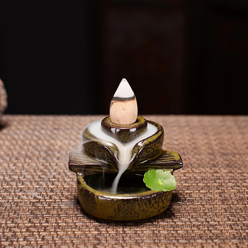 Zen Waterfall Backflow Incense Burner Base